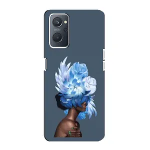 Чехлы (ART) Цветы на Oppo A76 (VPrint) (Цветы на голове)