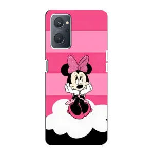Эксклюзивный чехол для Oppo A76 (AlphaPrint - Мультяшные) (Девочка Maus)