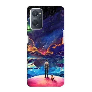 Космические Чехлы для Оппо А76 (VPrint) (Галактический вид)