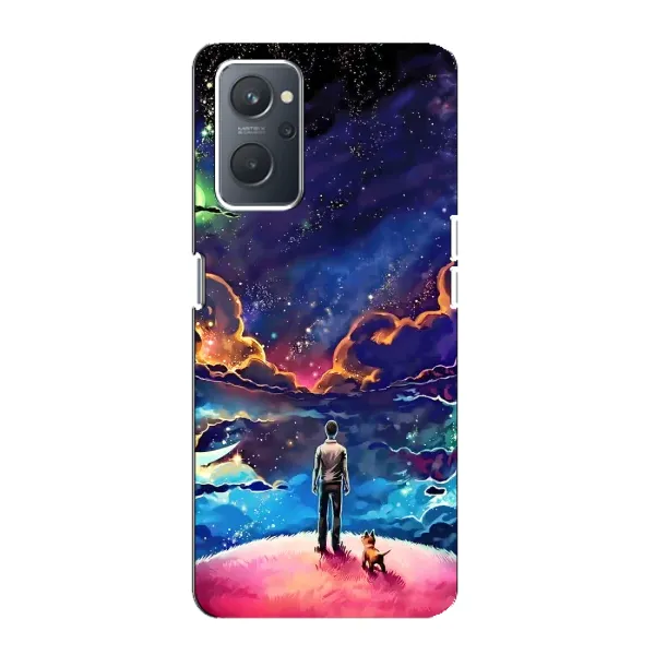 Чохол з принтом «Вид Галактики» для OPPO A76