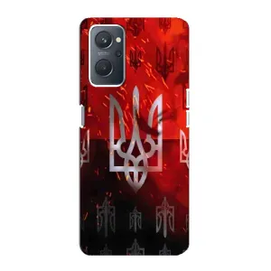 Украинские Чехлы для Oppo A76 с картинкой УПА (AlphaPrint) (ГЕРБ УПА)