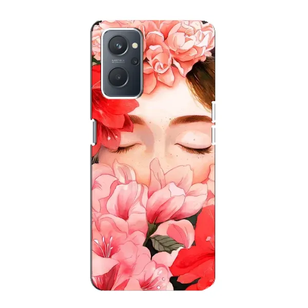 Чохол з принтом «Очі в квітах» для OPPO A76 Чохол з принтом «Очі в квітах» для OPPO A76