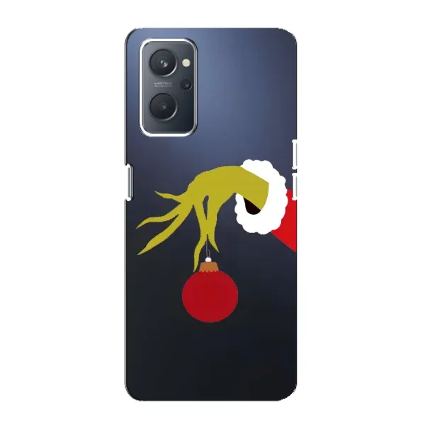 Чехол с принтом «Гринч с игрушкой» для OPPO A76