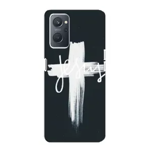 Чехол для Oppo A76 (AlphaPrint) - (Христианские) (Иисус)