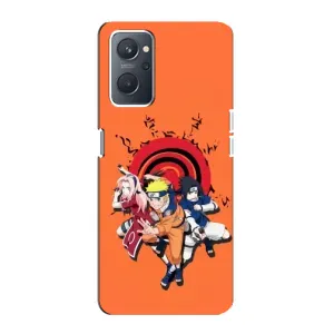 Naruto Anime Чехлы для Оппо А76 (AlphaPrint) (команда Наруто)