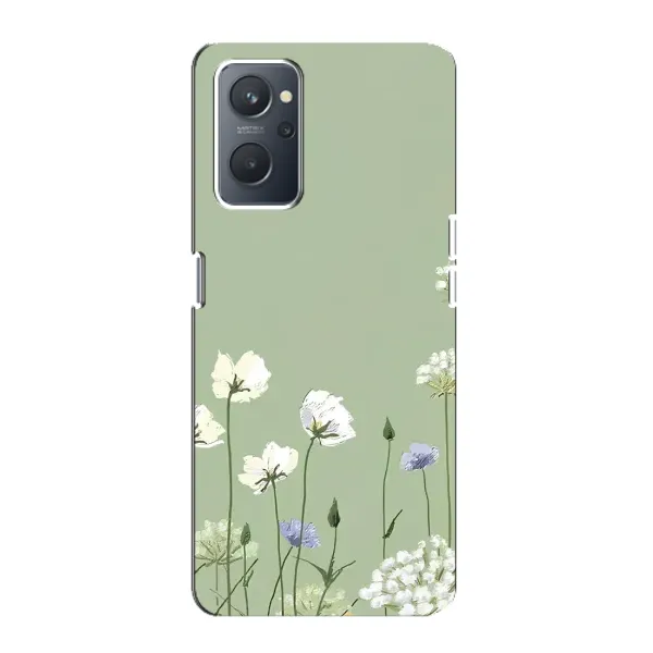 Чохол з принтом «Квіти на зеленому» для OPPO A76