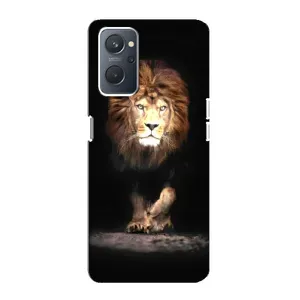 Чехол со Львом для Oppo A76 (VPrint) (Лев)