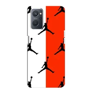 Чехлы для Oppo A76 - с картинкой JORDAN (AlphaPrint) (Лого Джордан)