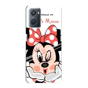 Эксклюзивный чехол для Oppo A76 (AlphaPrint - Мультяшные) (Маус Минни)