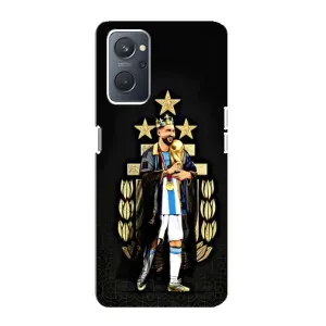 Чехлы для Oppo A76 (Leo чемпион) (AlphaPrint) (Месси Король)