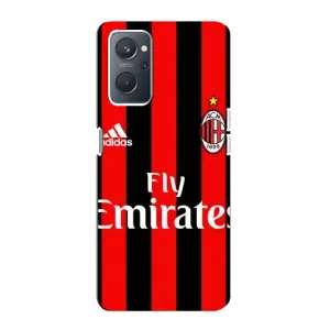 Чехлы для Oppo A76 (VPrint) - Футбольные клубы (Milan)