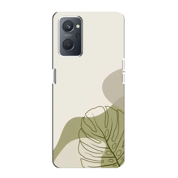 Чохол з принтом «Зелена монстера дизайн» для OPPO A76