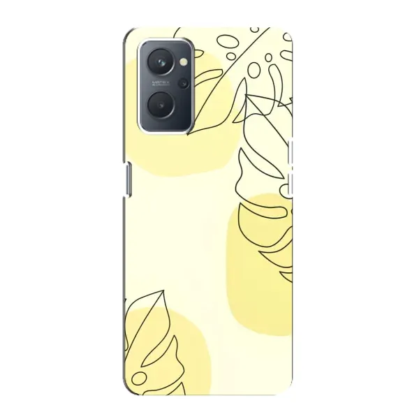 Чохол з принтом «Жовта монстера арт» для OPPO A76