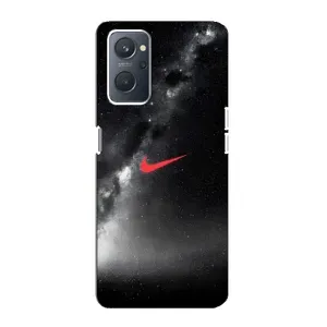 Чехол для Oppo A76 - с принтом Найк (AlphaPrint) (Найк красный)
