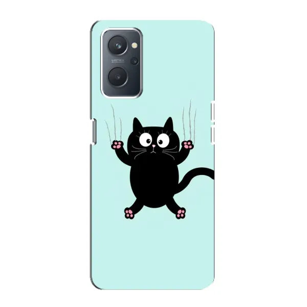 Чохол з принтом «Падаючий кіт» для OPPO A76