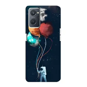 Космические Чехлы для Оппо А76 (VPrint) (Планеты шарики)