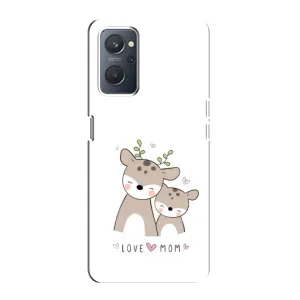 Чехлы для мамы на Oppo A76 (Оленята мама и малыш)