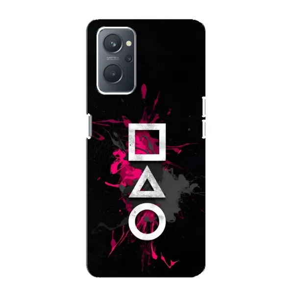 Чехол с принтом «Символы Игра кальмара» для OPPO A76