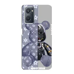 Крутые Чехлы Луи Виттон для Oppo A76 (AlphaPrint) (Робот Мишка)