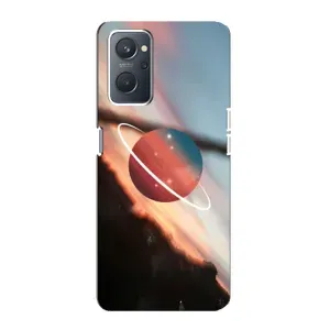 Космические Чехлы для Оппо А76 (VPrint) (Сатурн)