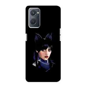 Чехлы Венсдей на Oppo A76 Уэнсдей (AlphaPrint) (серьезная Уэнздей)
