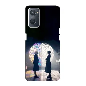 Чехлы Венсдей на Oppo A76 Уэнсдей (AlphaPrint) (Уэнздей и Инид)