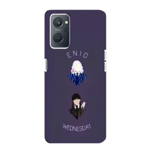 Чехлы Венсдей на Oppo A76 Уэнсдей (AlphaPrint) (Уэнздей и подруга)