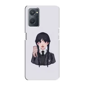 Чехлы Венсдей на Oppo A76 Уэнсдей (AlphaPrint) (Уэнздей и Вещь)