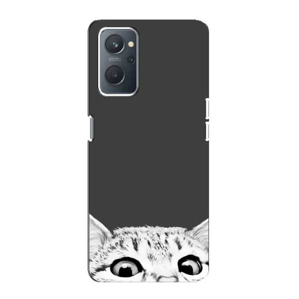 Чохол з принтом «Виглядає котик» для OPPO A76