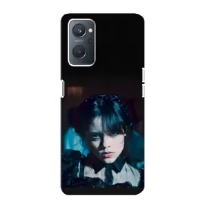 Чехлы Венсдей на Oppo A76 Уэнсдей (AlphaPrint) (взгляд Уэнздей)