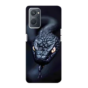 Чохол з картинкою 'Хижаки' для Oppo A76 (Чорна змія)