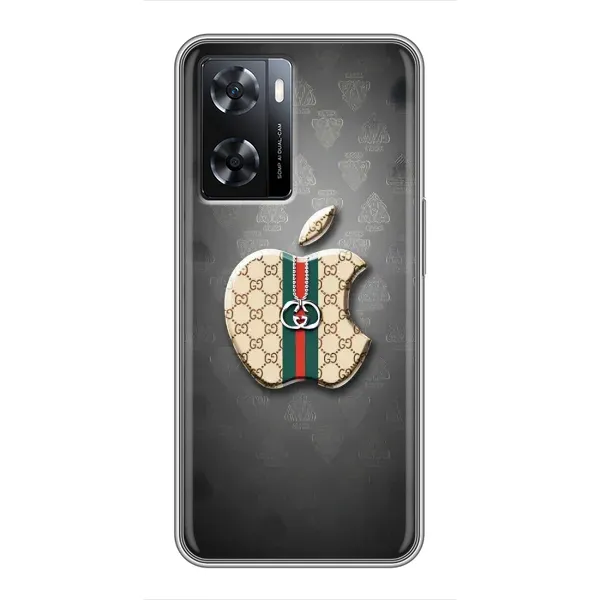 Чехол с принтом «Apple gucci» для OPPO A77