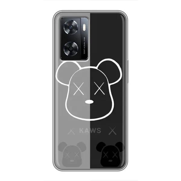 Чехол с принтом «БеарБрик глаза» для OPPO A77
