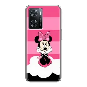 Эксклюзивный чехол для Oppo A77 (AlphaPrint - Мультяшные) (Девочка Maus)