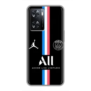 Чохли PSG для Oppo A77 (AlphaPrint) (футболка ПСЖ)
