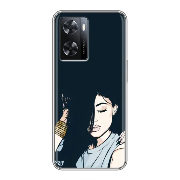 Чехол с принтом «Красивая девочка» для OPPO A77
