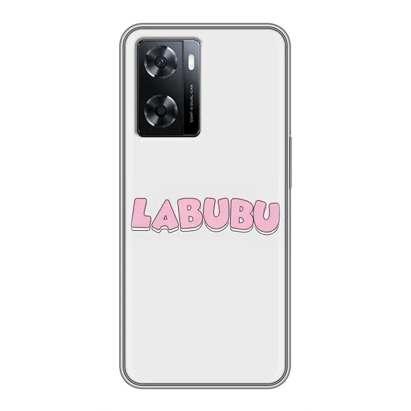 Чехол с принтом «Лого Лабубу» для OPPO A77