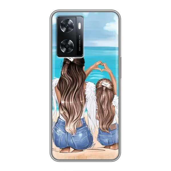 Чехол с принтом «Мама с доченькой» для OPPO A77 Чехол с принтом «Мама с доченькой» для OPPO A77
