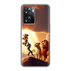 Чехол с принтом «Симба на презентации» для OPPO A77