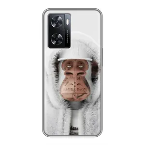 Чехлы с Обезьянами NFT для Oppo A77 (AlphaPrint) (обезьяна NFT в тату)