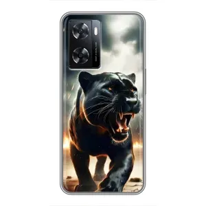 Чехол с принтом «Черная пантера» для OPPO A77