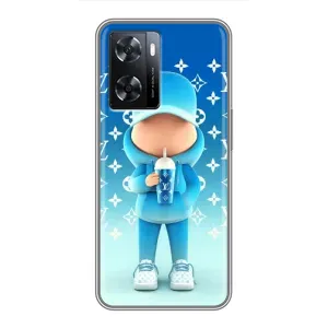 Крутые Чехлы Луи Виттон для Oppo A77 (AlphaPrint) (Парень LV)