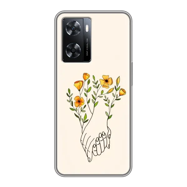 Чохол з принтом «Руки любві» для OPPO A77