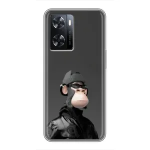 Чехлы с Обезьянами NFT для Oppo A77 (AlphaPrint) (стильная обезьяна NFT)