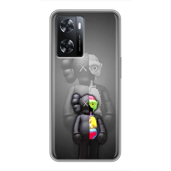 Чехол с принтом «Тело Bearbrick» для OPPO A77