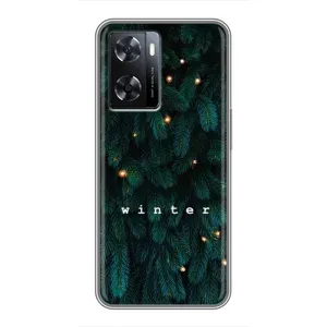 Новогодние, Праздничные Чехлы для Oppo A77 - 2024 год (Winter)