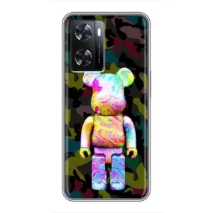 Чехлы для Oppo A77 - Bearbrick Louis Vuitton (PREMIUMPrint) (Яркий Bearbrick)