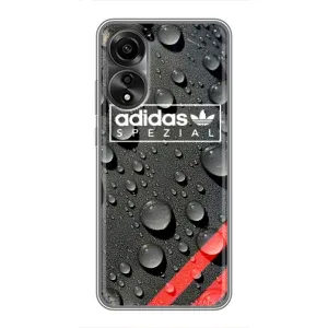 Чехлы Адидас для OPPO A78 (4G) (AlphaPrint) (Адидас принт)