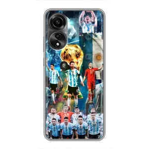 Чохли Мессі для OPPO A78 (4G) (AlphaPrint) (Аргентина Мессі)