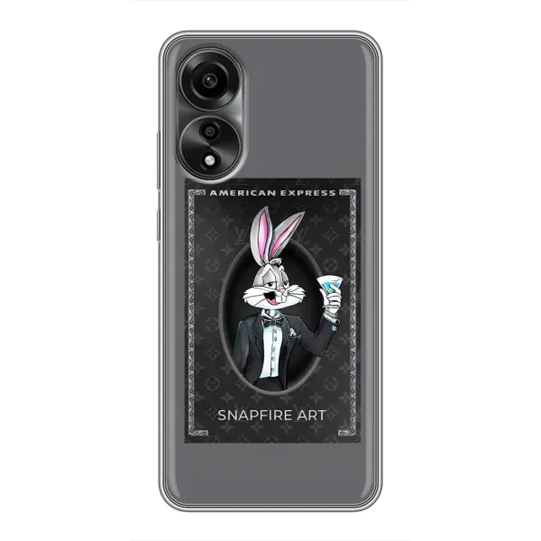 Чехол с принтом «Бакс Бани LV» для OPPO A78 (4G)